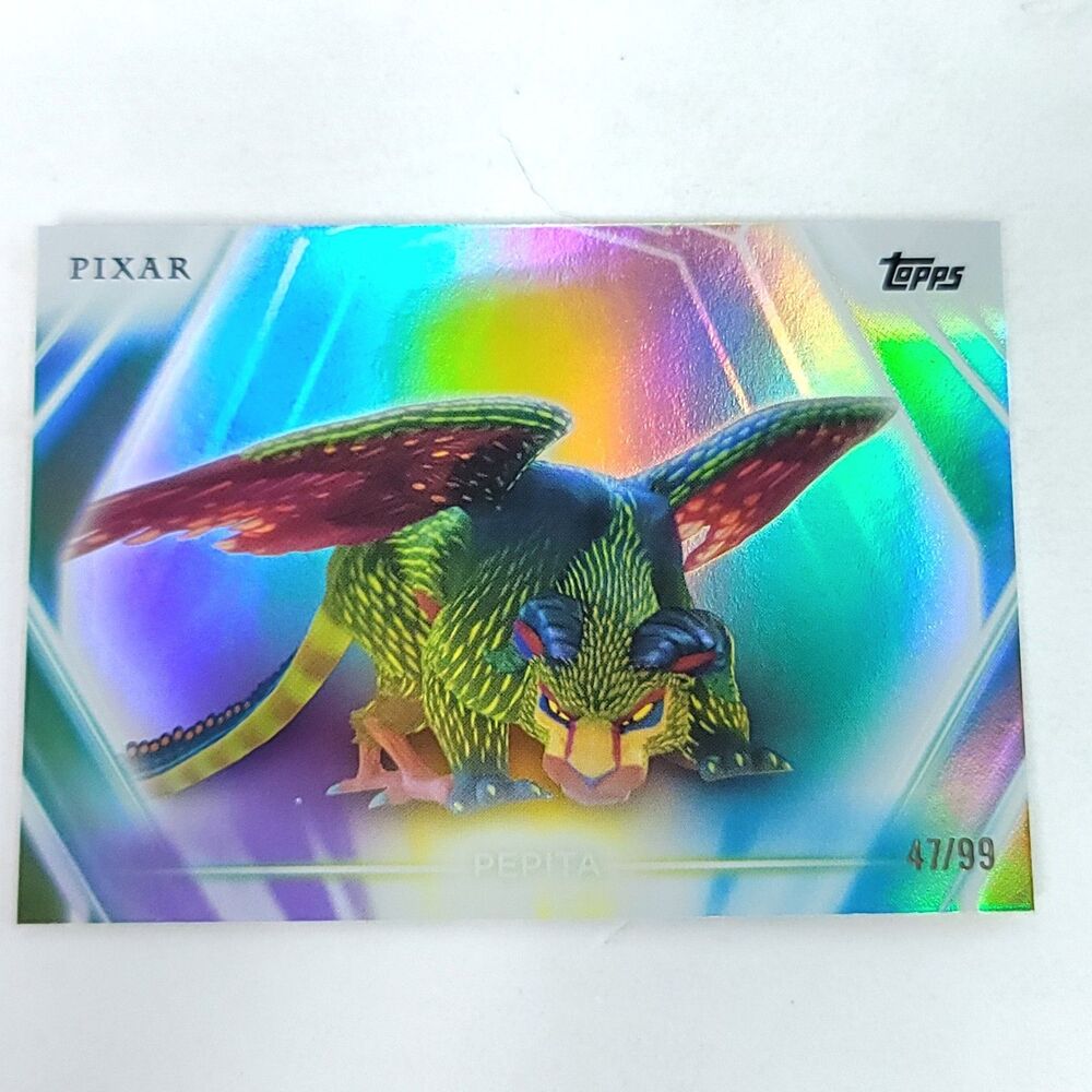 Pepita Topps 2026 Disney Neon Holo Parallel Refractor Limited 47/99